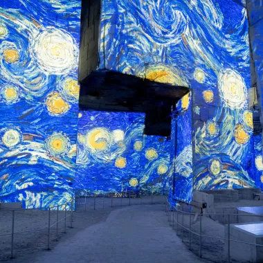 nuit étoilée carrières van gogh