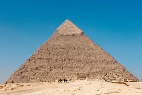The Pyramid of Khafre, son of Cheops