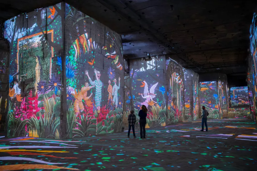 le douanier rousseau exposition immersive carrières des lumières