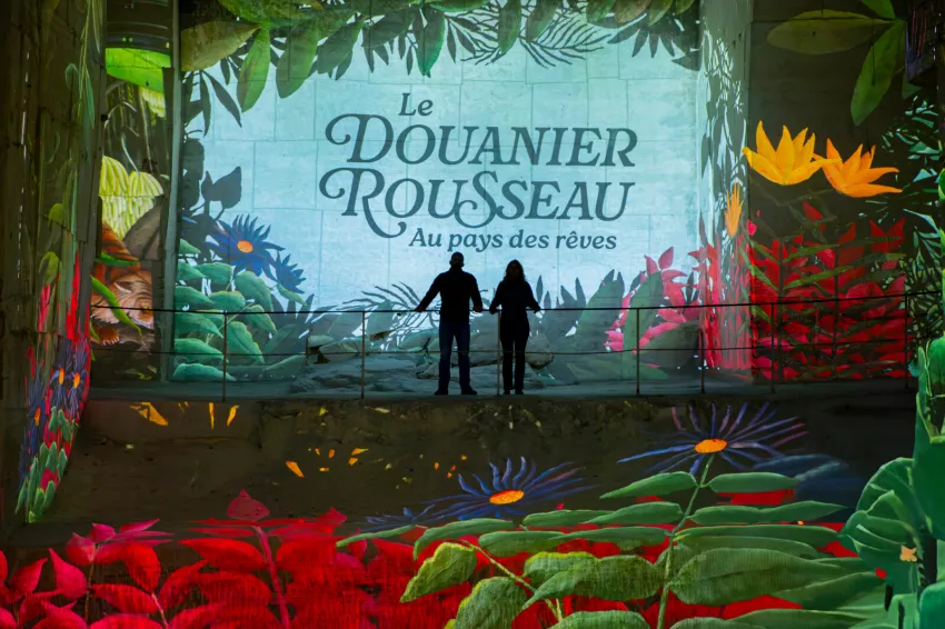 le douanier rousseau exposition immersive carrières des lumières