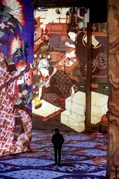 projection japon murs carrières