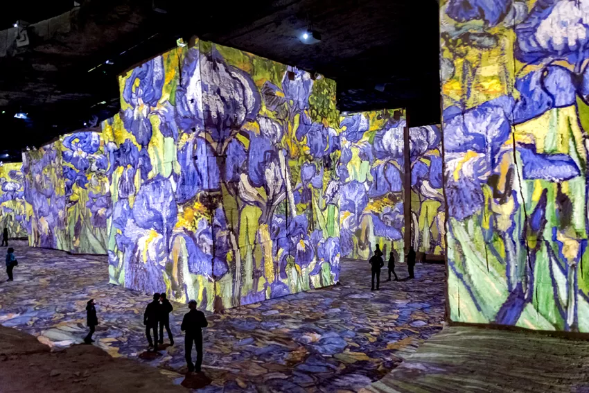 Exhibition Van Gogh in Baux de Provence Carrieres des Lumieres